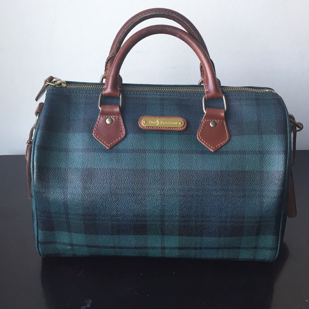 Vintage Polo Ralph Lauren bag color green, black